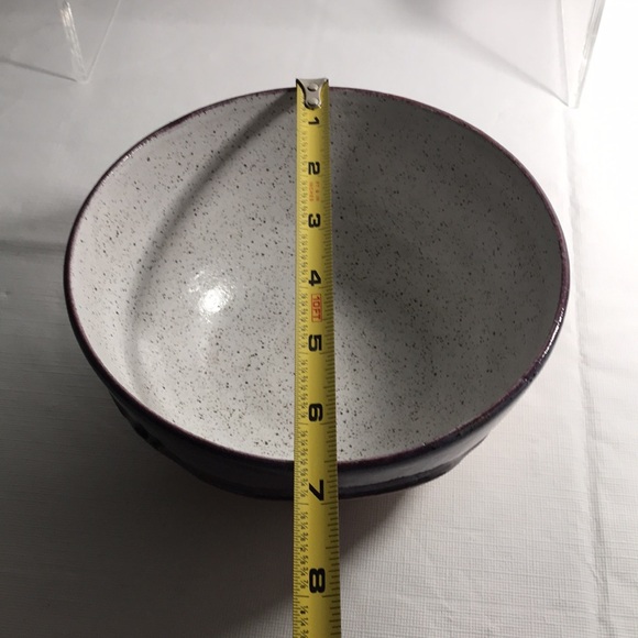 Nineteenth Studios Handmade Stoneware Pottery Nom Nom Bowl - Picture 3 of 4